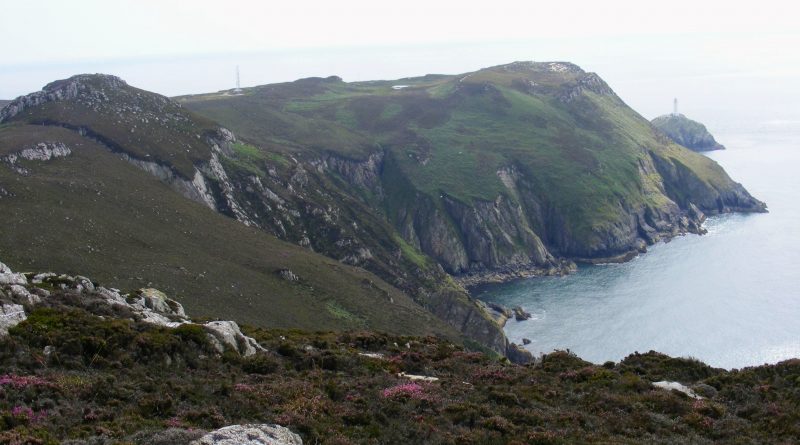 The image shows South Stack from an alternative viewpoint