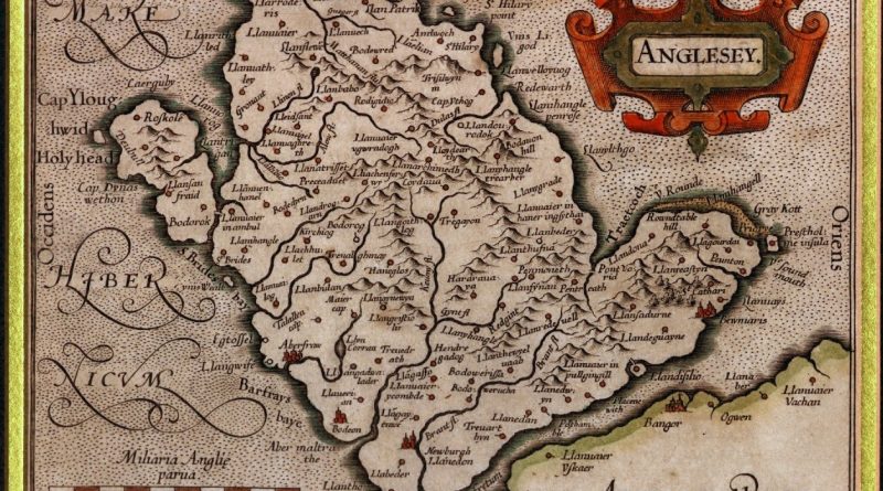 An old map of Anglesey to illustrate it's history
